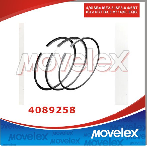 6BT piston ring set
