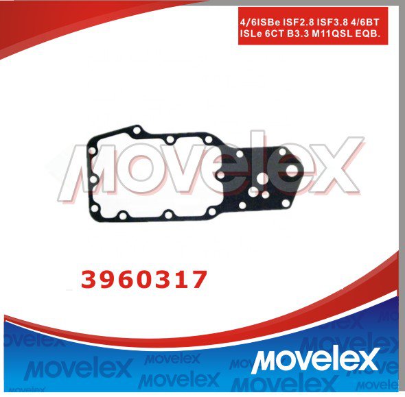 6BT gasket oil cooler core 3960319