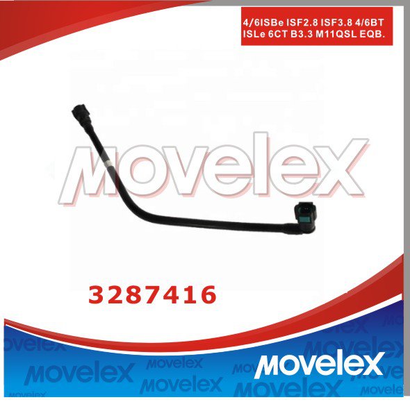 ISDE Engine Parts Air Compressor Outlet Pipe