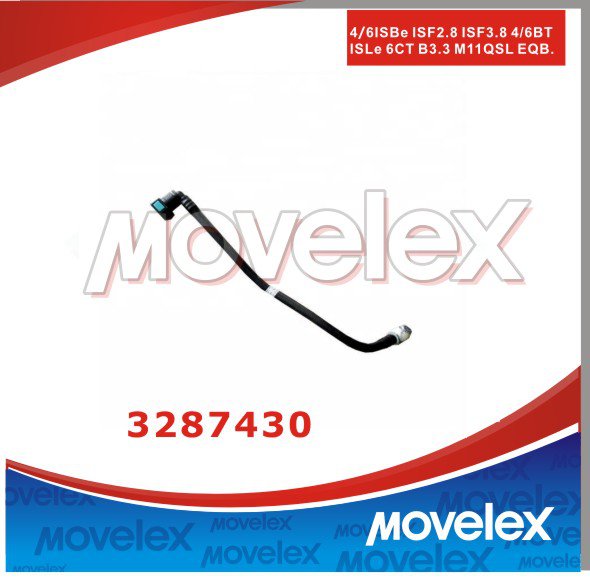 ISDE engine parts air compressor water inlet pipe