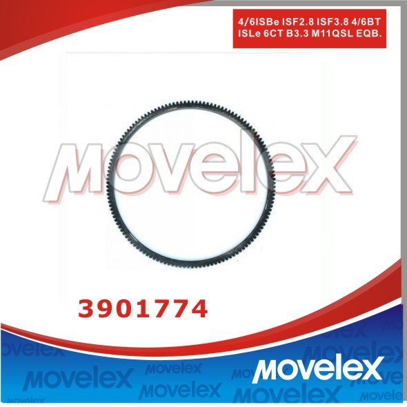 Teeth flywheel ring gear