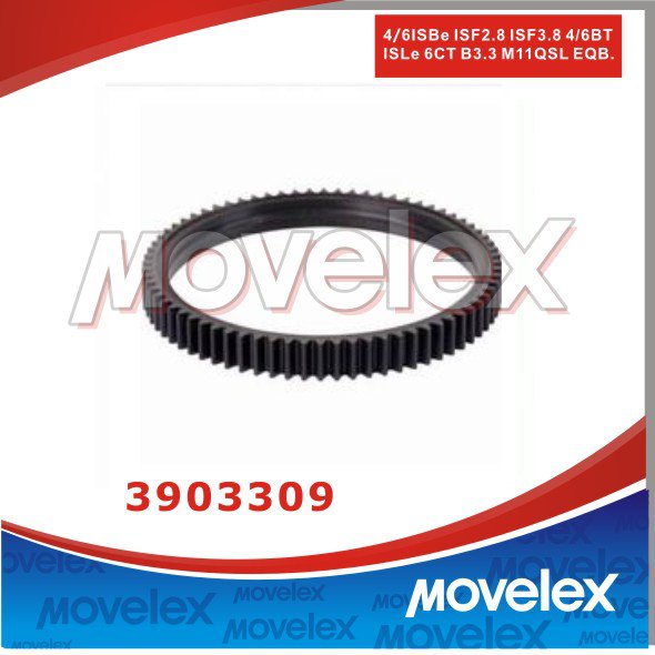 Teeth flywheel ring gear