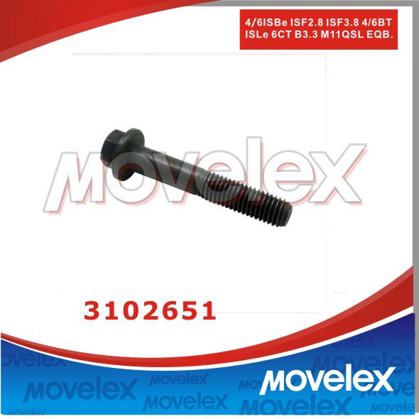 Hexagon flange bolts ISF2.8