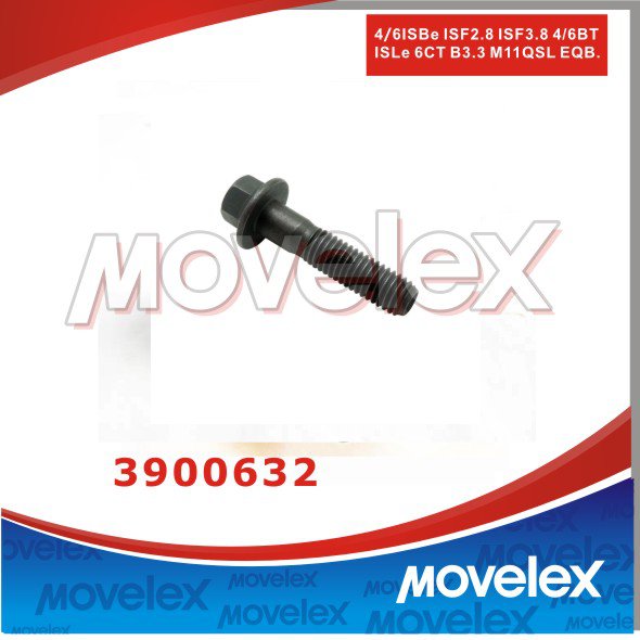 Screw hex flange head ISF2.8