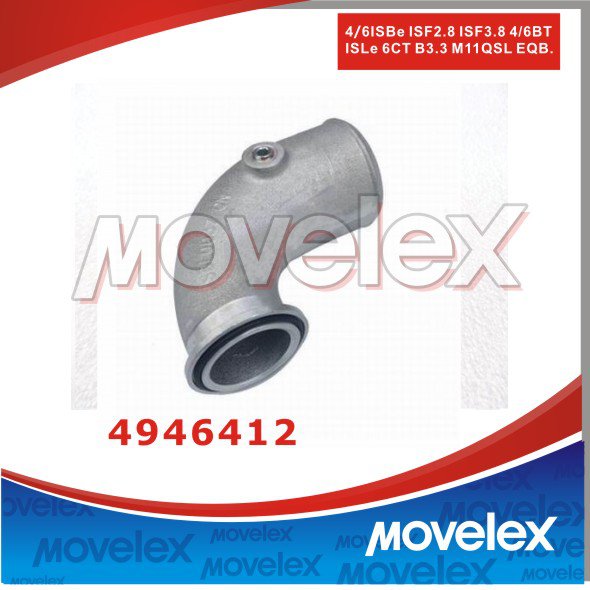 ISF2.8 ISF3.8 air inlet eibow pipe 4945501