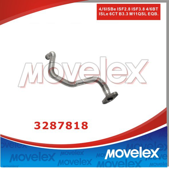 6BT Turbocharger Oil Return Tube 3287818