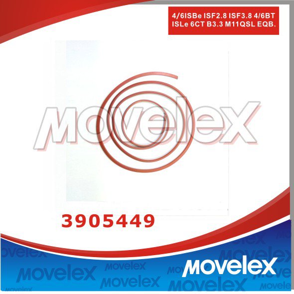 Engine spare parts 6CT 3905449 valve cover gasket