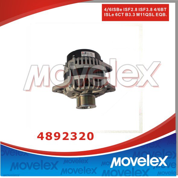 Cummins ISBE ISDE Diesel Engine Alternator 4892320 5259578