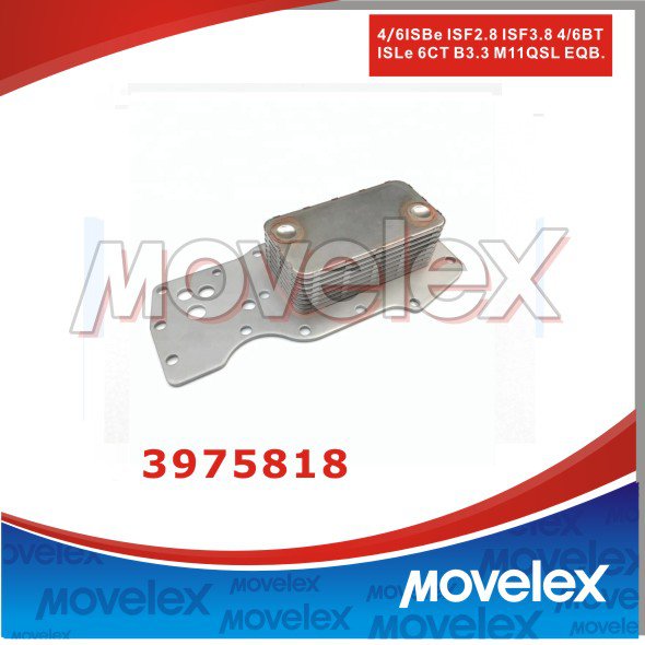 ISDE oil cooler core